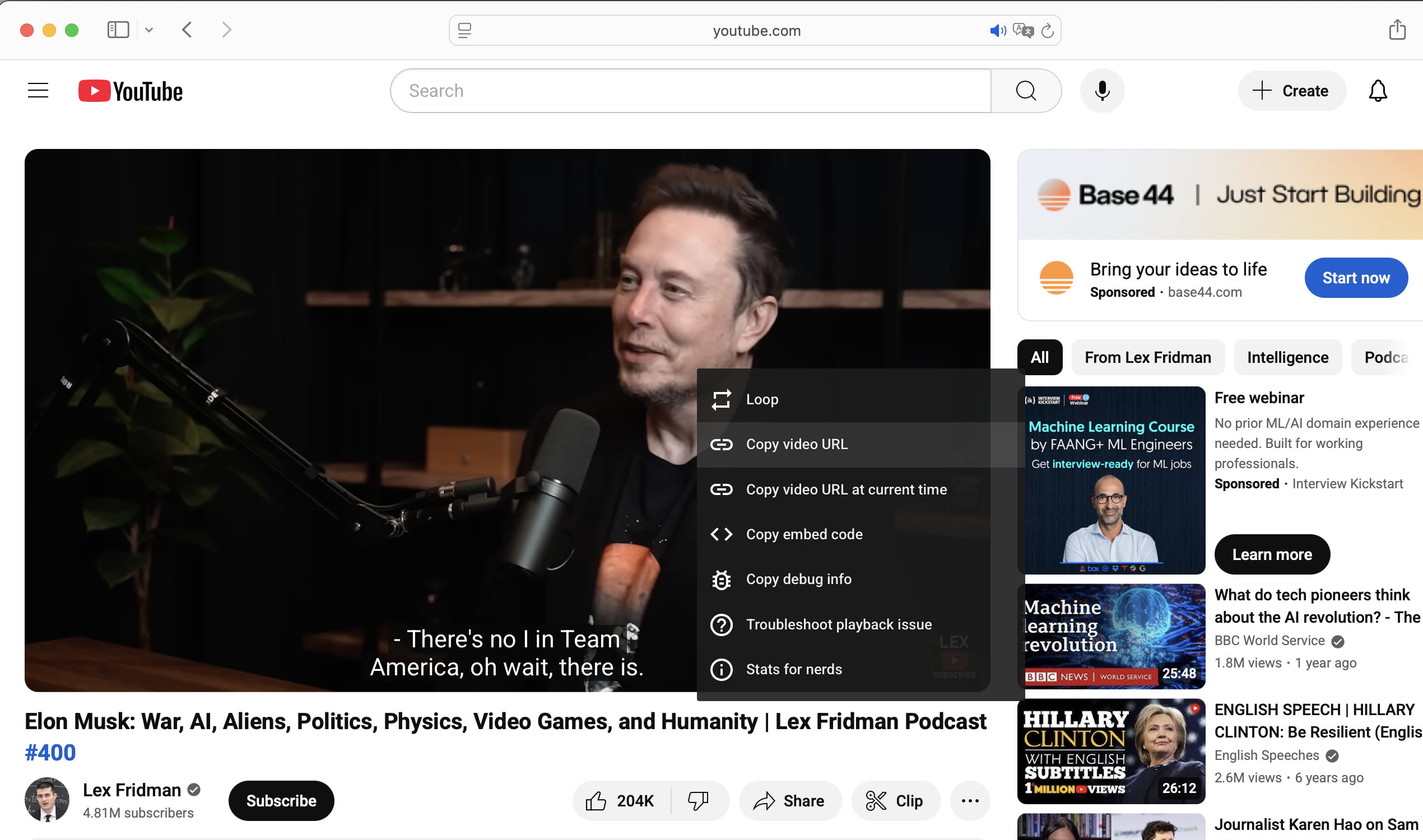 Paste Your YouTube URL