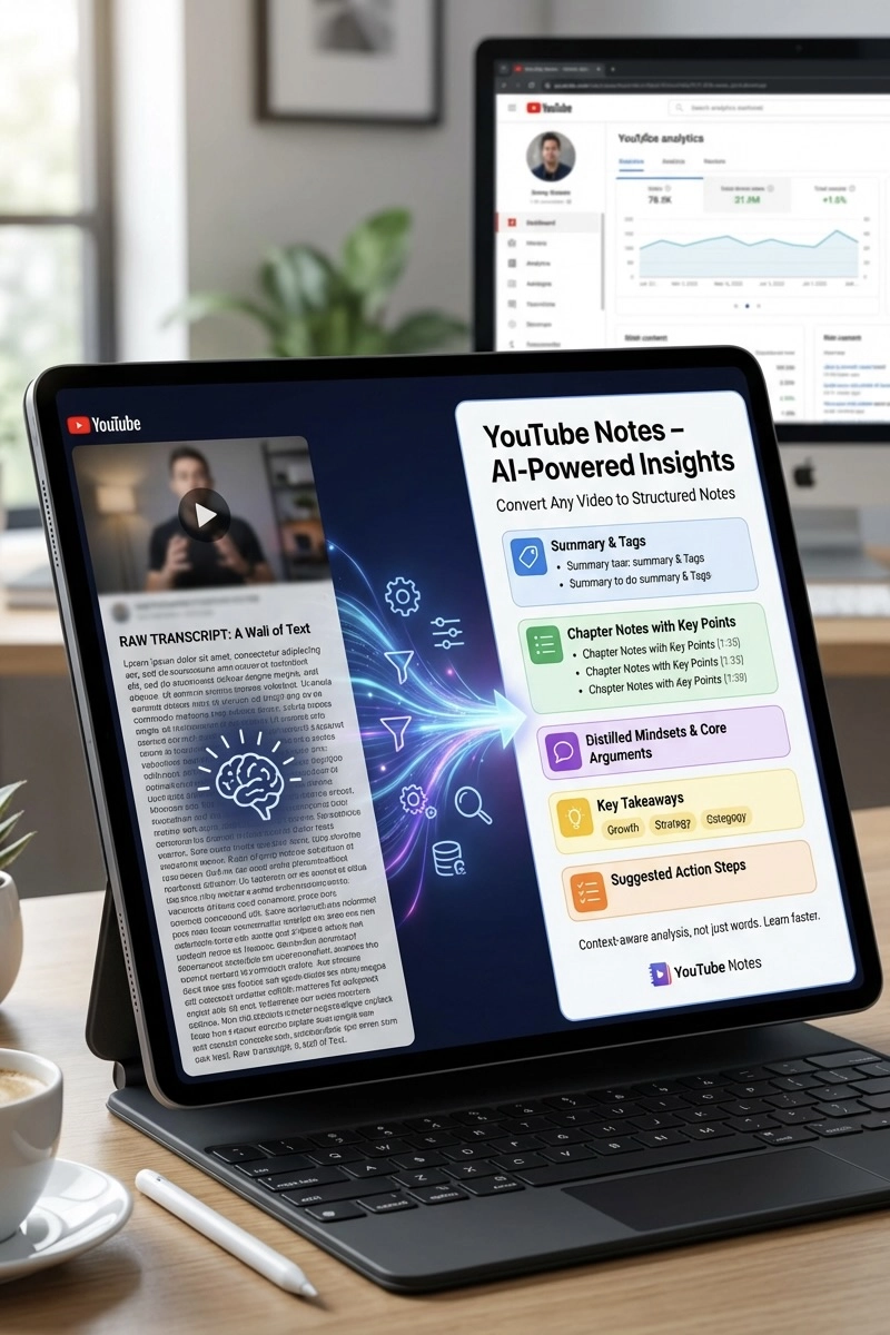AI-Powered YouTube Notes (Not Just Transcripts)