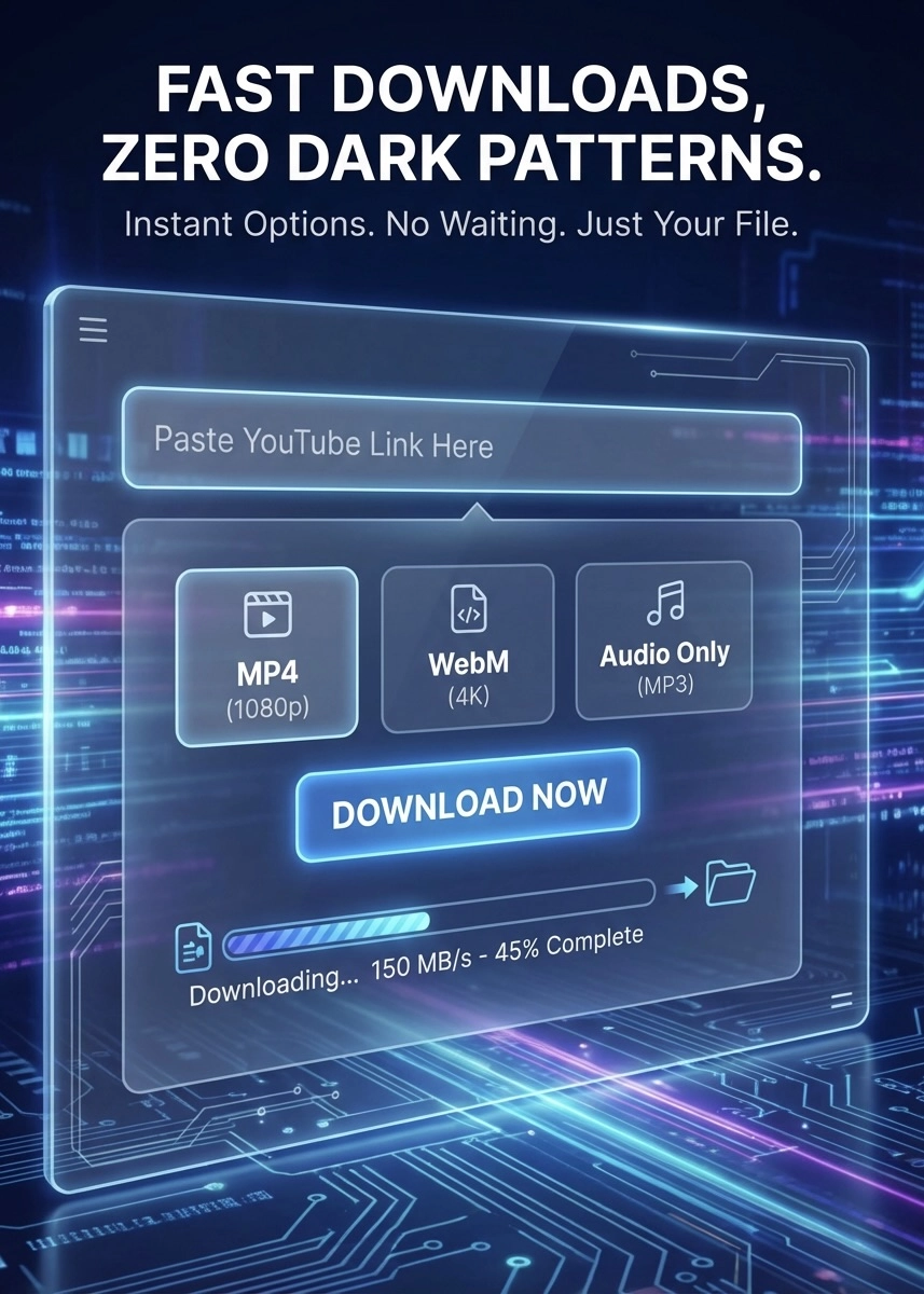 Fast Downloads, Zero Dark Patterns